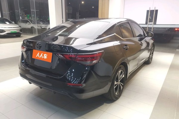 日产 2020款轩逸1.6L XE CVT舒享版右后45度图